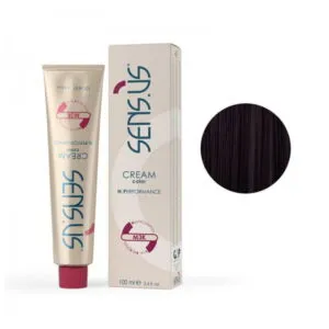 Sensus M3K Permanent Hair Color 3.71 Violet Dark Brown - (μόνιμη βαφή καστανό σκούρο βιολέ)