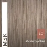 Sensus M3K Permanent Hair Color 9.03 Warm Very Light Blonde 100ml - (μόνιμη βαφή ζεστό πολύ ανοιχτό ξανθό) - Image 2
