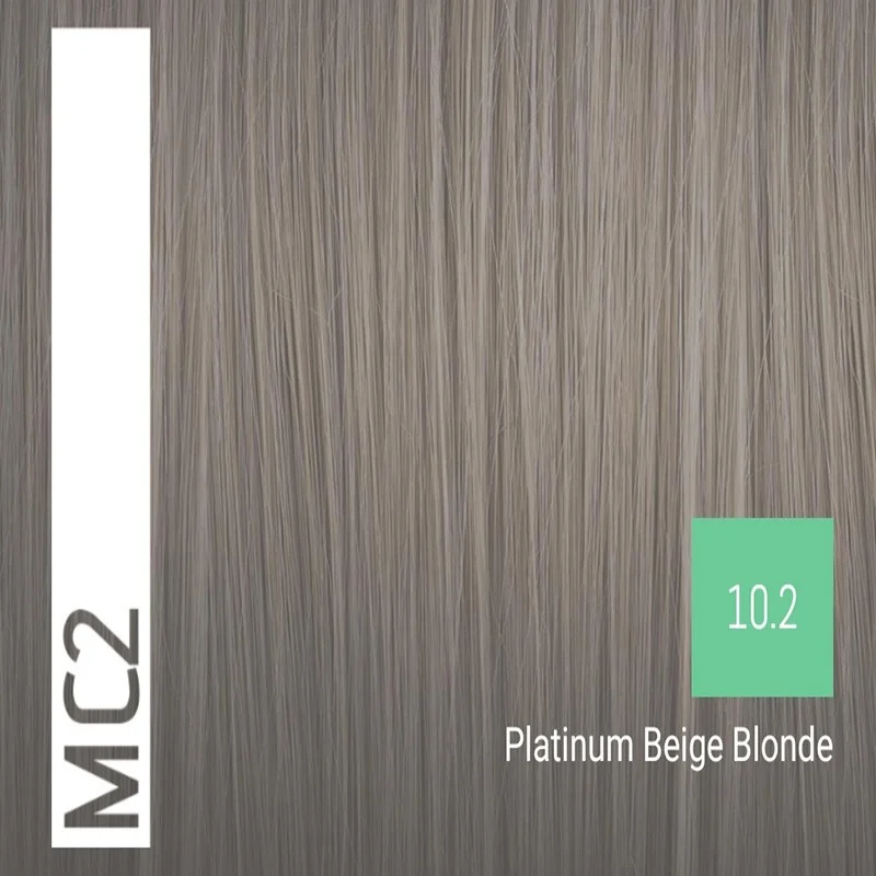 Sensus MC2 Permanent Hair Color 10.2 Beige Platinum Blonde 100ml - (μόνιμη βαφή χωρίς αμμωνία ξανθό πλατινέ μπεζ) - Image 2