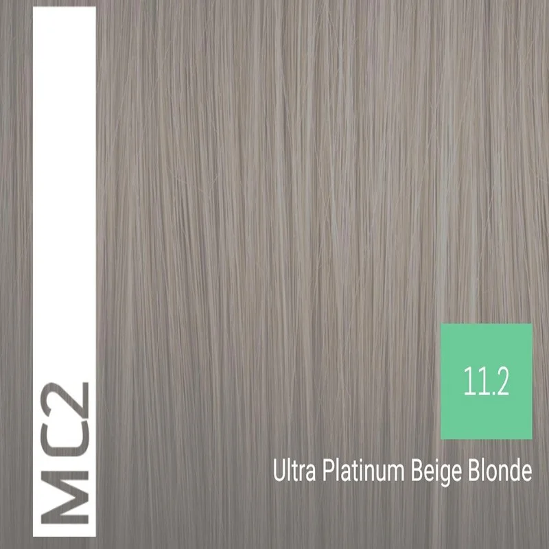 Sensus MC2 Permanent Hair Color 11.2 Ultra Platinum Beige Blonde 100ml - (μόνιμη βαφή χωρίς αμμωνία κατάξανθο πλατινέ μπεζ) - Image 2