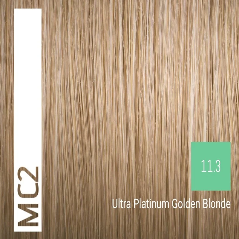 Sensus MC2 Permanent Hair Color 11.3 Ultra Platinum Golden Blonde 100ml - (μόνιμη βαφή χωρίς αμμωνία πλατινέ κατάξανθο ντορέ) - Image 2