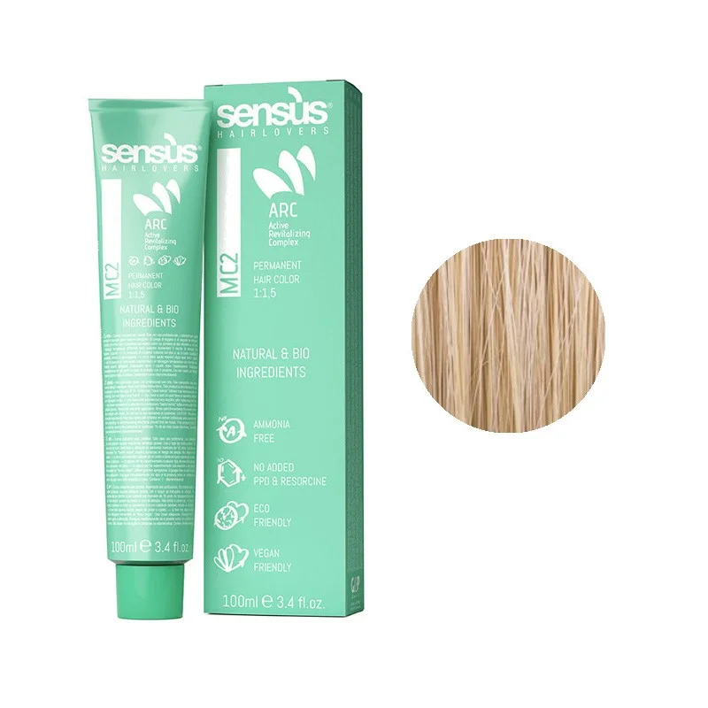 Sensus MC2 Permanent Hair Color 11.3 Ultra Platinum Golden Blonde 100ml - (μόνιμη βαφή χωρίς αμμωνία πλατινέ κατάξανθο ντορέ) - Image 1