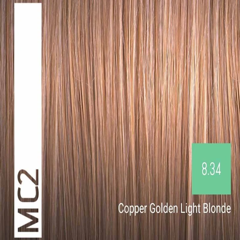 Sensus MC2 Permanent Hair Color 8 34 Copper Golden Light Blonde 100ml 1