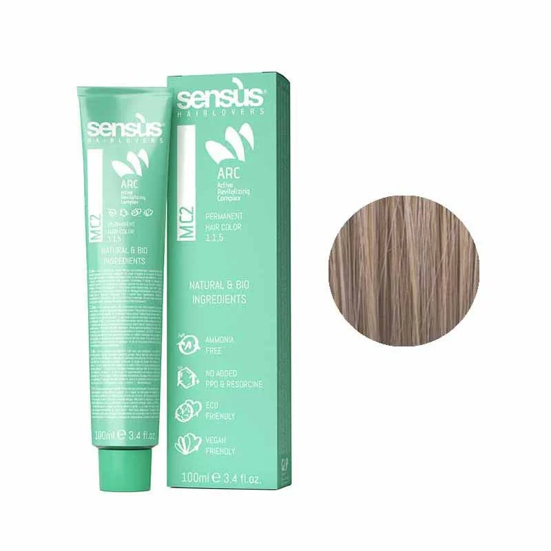 Sensus-MC2-Permanent-Hair-Color-9-24-Very-Light-Brown-Blonde-100ml Sensus MC2 Permanent Hair Color 9.24 Very Light Brown Blonde 100ml - (μόνιμη βαφή χωρίς αμμωνία πολύ ανοιχτό ξανθό μαρόν) - Image 1