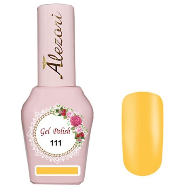 Alezori Professional Gel Nail Polish 111 Orange 15ml - Image 1