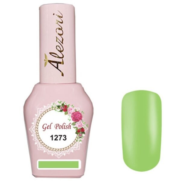 Alezori Professional Gel Nail Polish 1273 Pastel Green 15ml - Image 1
