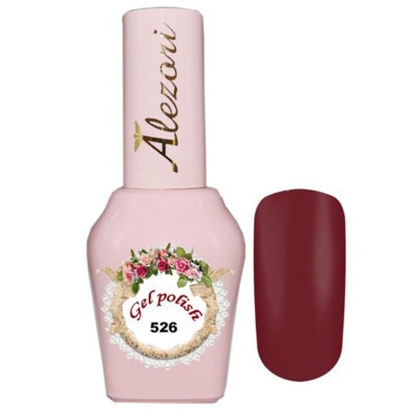Alezori Professional Gel Nail Polish 526 Wine Bordaux 15ml - Image 1