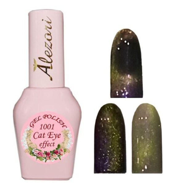 Alezori Professional Gel Polish 9D 1001 Cat Eye Effect 15ml - Image 1