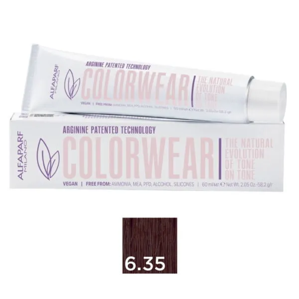 Alfaparf Color Wear 6.35 Dark Golden Mahogany Blonde 60ml - ξανθό σκούρο ντορέ μαόνι - Image 1