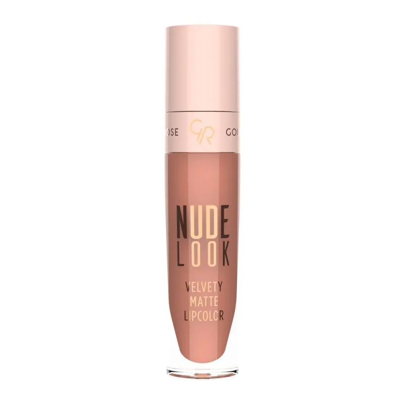 Golden Rose Nude Look Velvety Matte LIpcolor 253 (02) Peachy Nude 5.5ml - (υγρό ματ κραγιόν) - Image 1