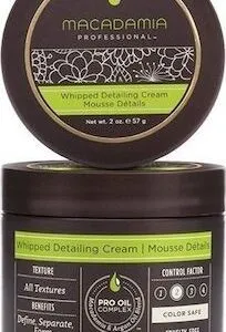 Macadamia Professional Whipped Detailing Cream 57g - (κρέμα διαμόρφωσης για matte αποτέλεσμα)