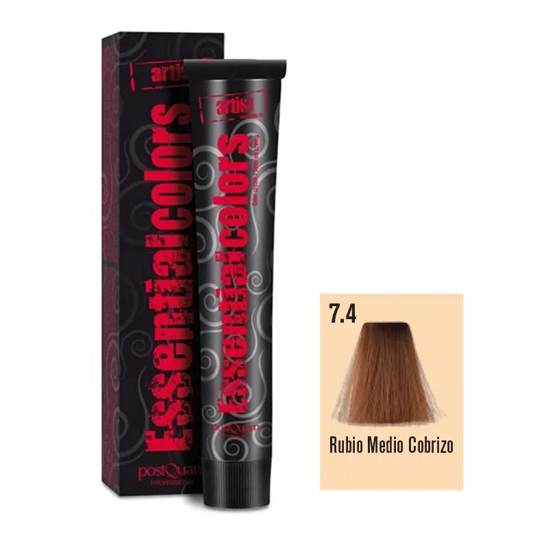 Postquam Professional Hairdressing Color 7.4 Medium Blond Copper 60ml - Image 1