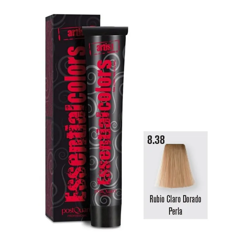Postquam Professional Hairdressing Color 8.38 Golden Pearl Light Blond 60ml - Image 1