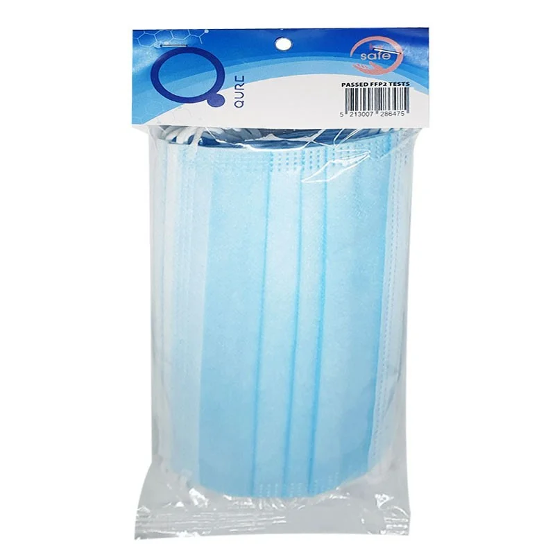 Be Safe - Χειρουργική Μάσκα Προσώπου Τριών Στρωμάτων (3-PLY) με Πιστοποίηση - συσκευασία 10 τεμαχίων - Image 1