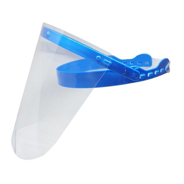 Be Safe Face Shield Blue - (μάσκα προσωπίδα με διαφανή ζελατίνα) - Image 1