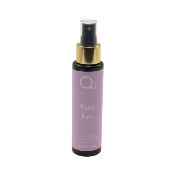 Qure Dry Oil Kiss Her 100ml - (New Series - ξηρό έλαιο για σώμα, πρόσωπο και μαλλιά) - Image 1