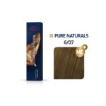 Wella Koleston Perfect Me+ Pure Naturals 6/07 60ml - (ξανθό σκούρο φυσικό καφέ)