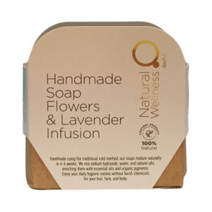Handmade Soap Flowers and Lavender Infusion 90-110g - Χειροποίητο Σαπούνι Λεβάντας