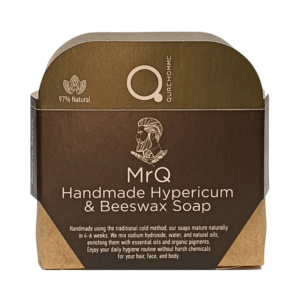 MrQ Handmade Soap Hypericum & Beeswax 90-110g - Χειροποίητο Σαπούνι με Υπερικό και Μελισσοκέρι