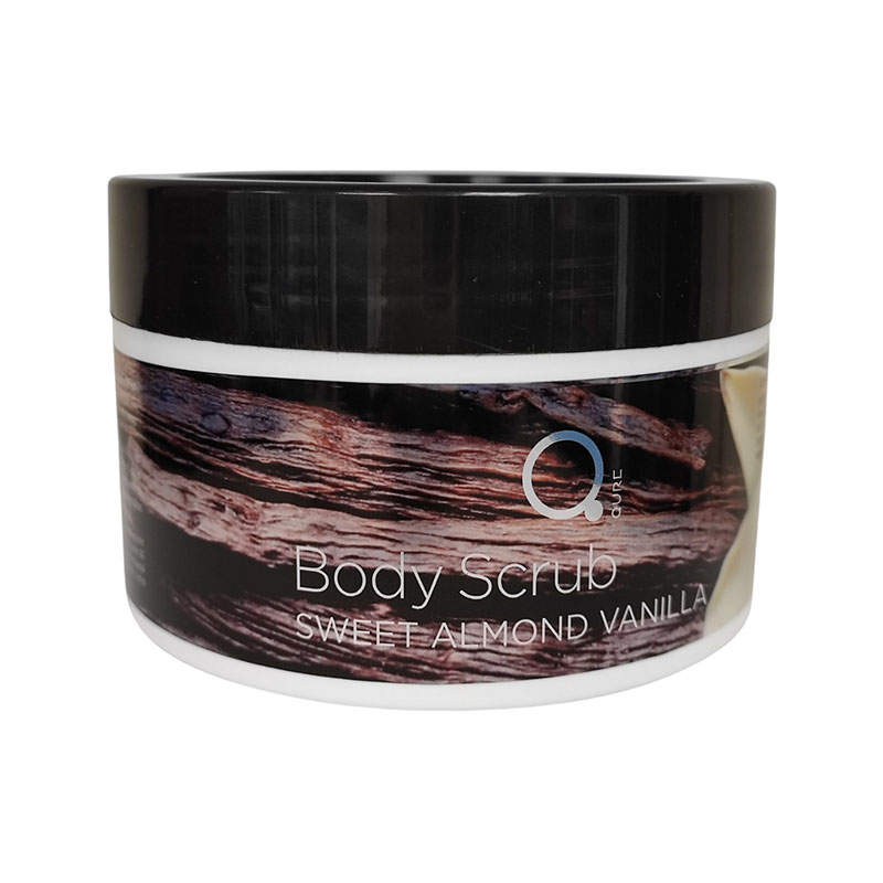 Body Scrub Sweet Almond and Vanilla 500ml by Qure