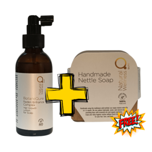 Bundle BotaneQure HairGrowth Lotion and Handmade Nettle Soap 90-110g - Χειροποίητο Σαπούνι με Τσουκνίδα