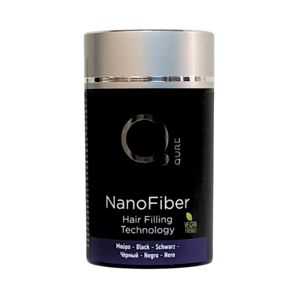 NanoFiber Black 25g by Qure - Μαύρο