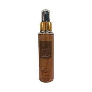 Qure Secret Passion Coconut Lust Glitter Bronze Frangrance Mist 100ml