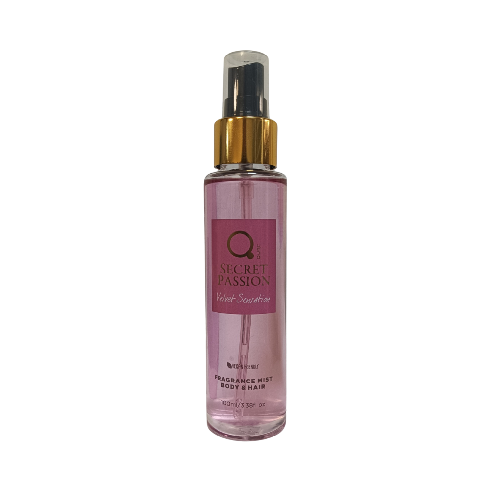 Qure Secret Passion Velvet Sensation Fragrance Mist 100ml