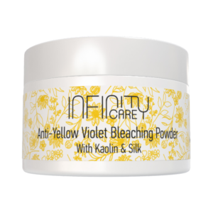 Anti-Yellow Violet Bleaching Powder 50g With Kaolin & Silk - Infinity Care