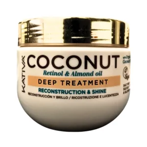 Coconut Retinol and Almond Oil Deep Treatment Reconstruction and Shine by Kativa 300ml