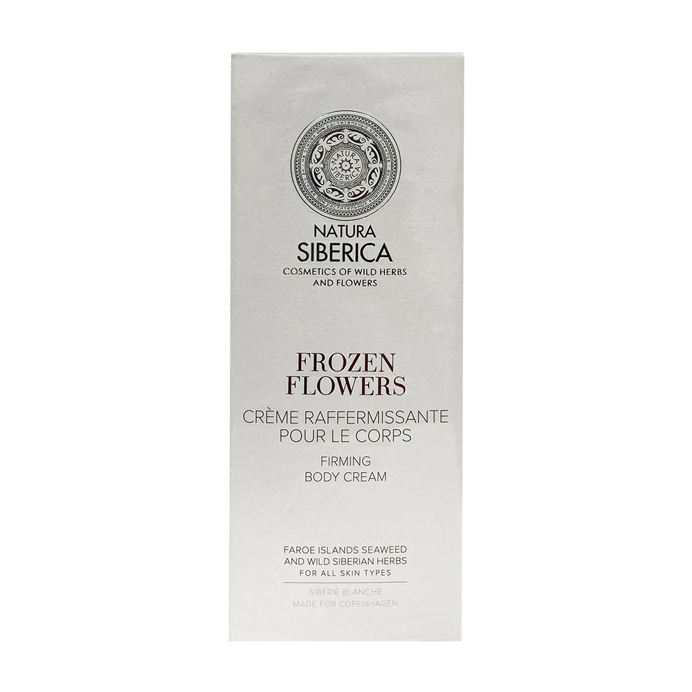 Firming Body Cream- Natura Siberica Frozen Flowers Firming Body Cream - Η κρέμα σύσφιξης σώματος Frozen Flowers είναι εμπνευσμένη από την καθαρότητα και τη δύναμη της σκανδιναβικής φύσης. Ενσωματώνοντας αυτή τη φιλοσοφία, η κρέμα προσφέρει εξαιρετικά αποτελέσματα με σεβασμό στο περιβάλλον.