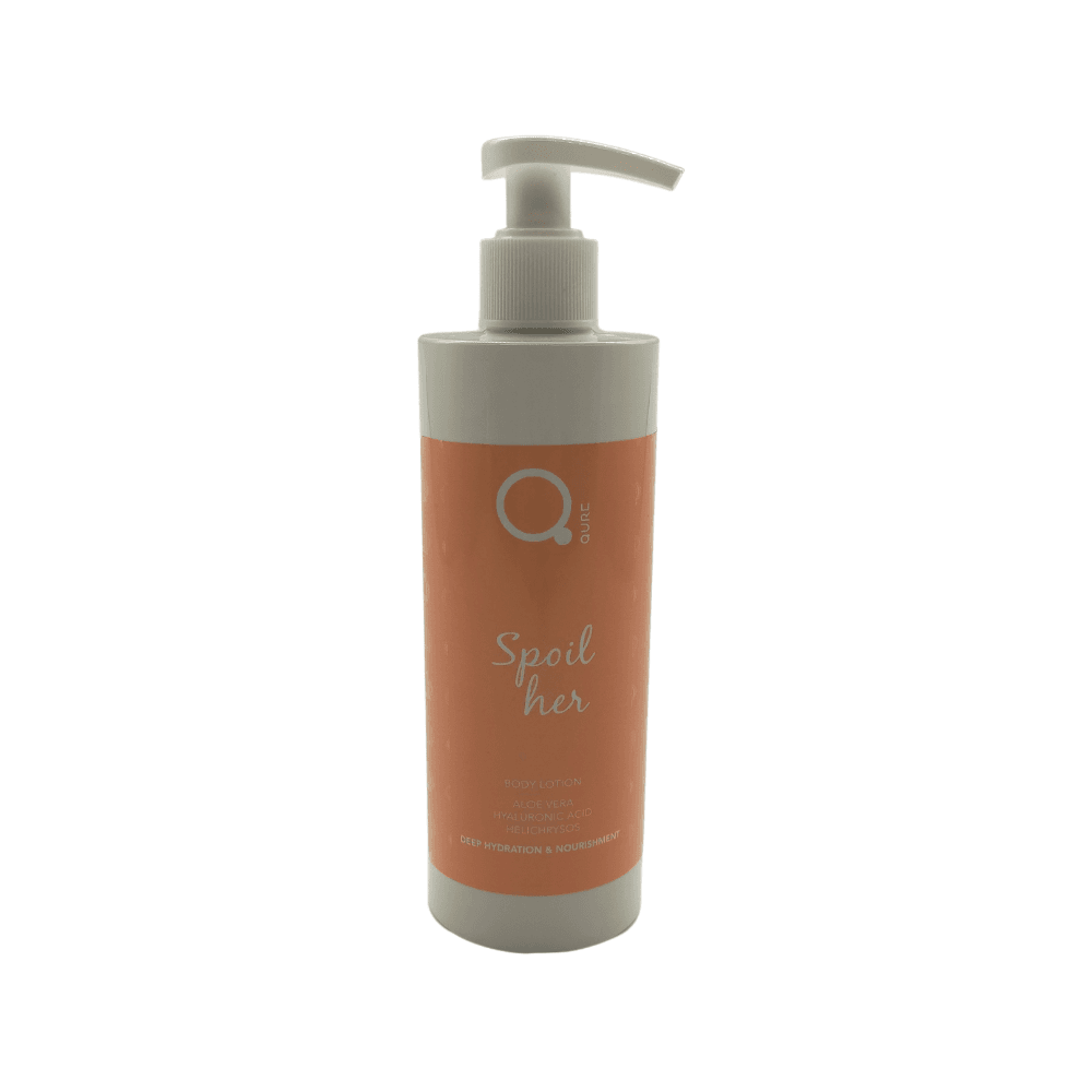 Body-Lotion-Spoil-Her Spoil Her Body Lotion 300ml by Qure - Λοσιόν Σώματος με Άρωμα Καραμέλα Καρύδα και Βανίλια. ������ - Image 1