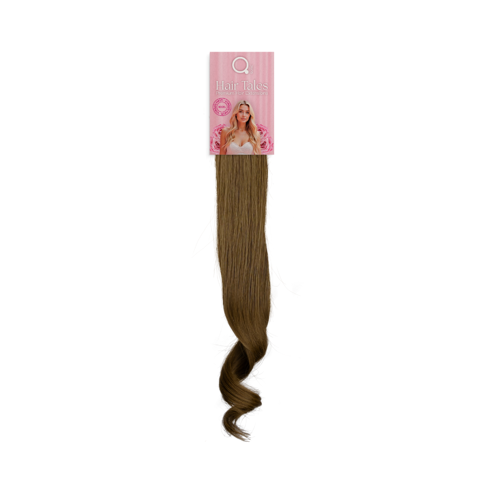Hair-Tales-Tape-Extensions-_6 Tape Extensions 6 – Light Chestnut 100% Virgin Hair 47cm Hair Tales by Qure - Τρέσες από φυσικό μαλλί σε απόχρωση Ζεστό Ανοιχτό Καστανό - Image 1