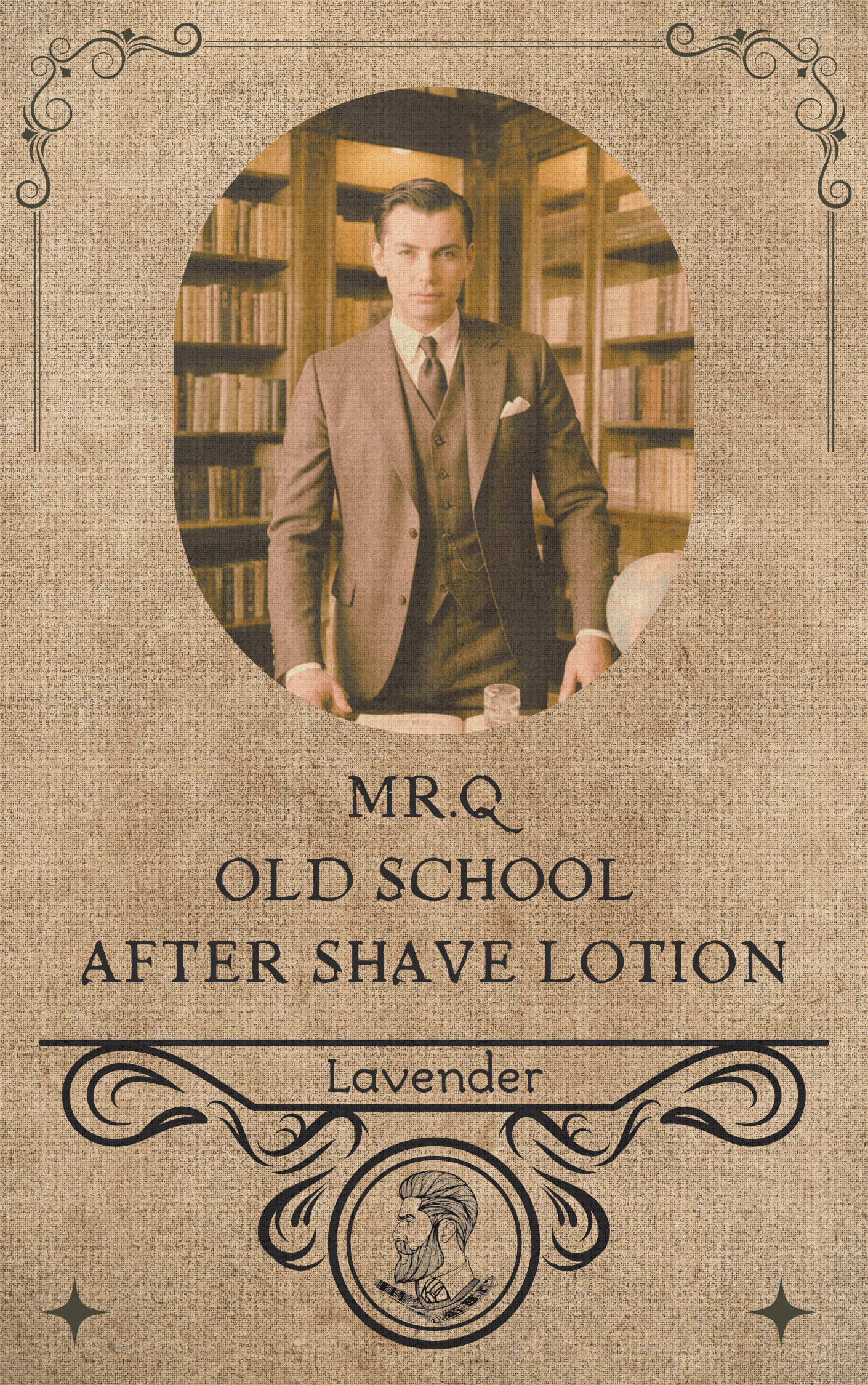 Mr.Q Old School After Shave Lotion 200ml Lavender