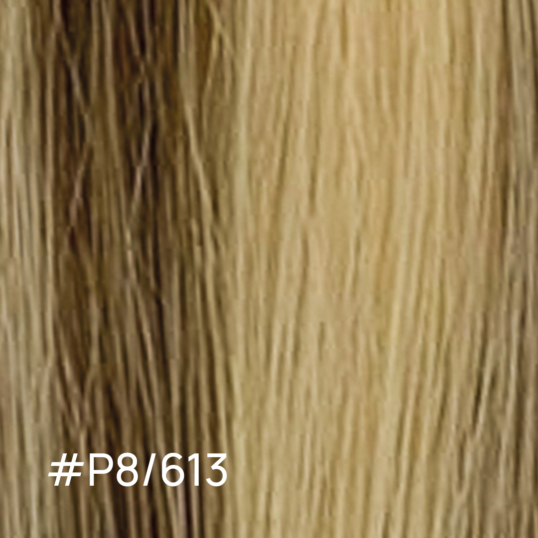 P8/613 - Hair Tales - Tape Extensions 100% Virgin Hair 47cm - Τέιπ Εξτέσιον P8/613 από 100% φυσική τρίχα