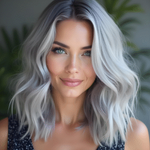 Silver WOW Shampoo hair model 4K