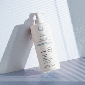 HAIR TOMORROW!  Qure Anti Dandruff Shampoo 1000ml for professional use  Qure Αντιπιτυριδικό Σαμπουάν 1000ml για επαγγελματική χρήση SLS Free Anti Dandruff Shampoo bottle  SLS Free Αντιπιτυριδικό Σαμπουάν μπουκάλιDry Scalp Shampoo 1000ml SLS Free by QureDry Scalp Shampoo 1000ml SLS Free by Qure: DEEP HYDRATION