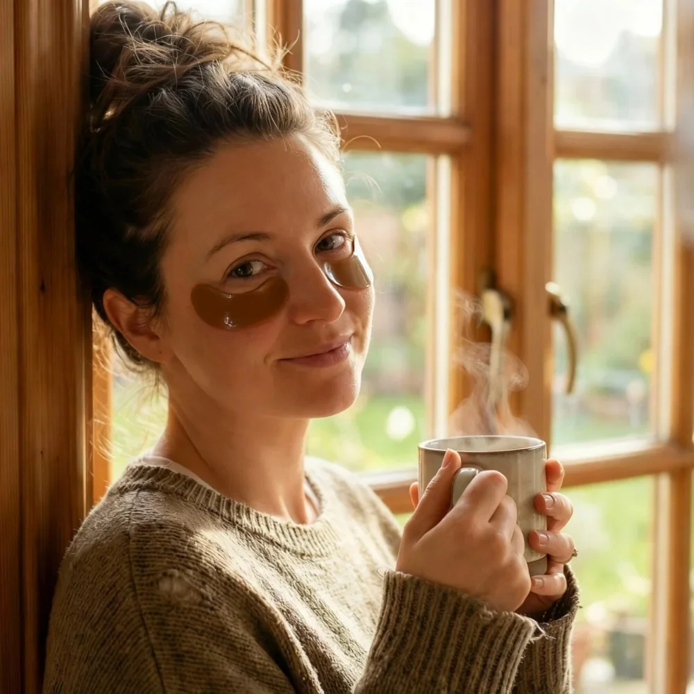 closeup of a woman in her early 50s