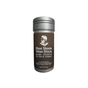 Bee Sleek Hair Wax Stick by MrQMrQ Bee Sleek Wax Stick 75g - Hair Styles 3MrQ Bee Sleek Wax Stick 75g - Hair Styles 1MrQ Bee Sleek Wax Stick 75g - Hair Styles 2MrQ Bee Sleek Wax Stick 75g - Hair Styles 4MrQ Bee Sleek Wax Stick 75g - Hair Styles 6MrQ Bee Sleek Wax Stick 75g - Hair Styles 7MrQ Bee Sleek Wax Stick 75g - Hair Styles 8Step 1 - Pull off the lid - Αφαιρέστε το καπάκιStep 2 - First damp the comb with water to smooth the hair - Βρέξτε πρώτα τη χτένα με νερό για να στρώσετε τα μαλλιάStep 4 - smooth your hair with the comb - λειάνετε τα μαλλιά σας με την χτέναShea Butter