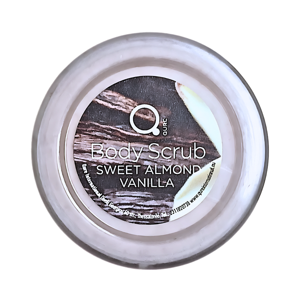5212043301203 Body Scrub Sweet Almond and Vanilla 50ml by Qure