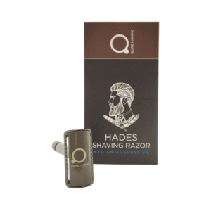 Hades Medium Aggressive Shaving Razor by Qure for precise and controlled shavingHades Shaving Razor 2Hades Shaving Razor - Double Edged - Παραδοσιακό Ξυράφι Διπλής Ακμής - Μέτριας Επιθετικότητας