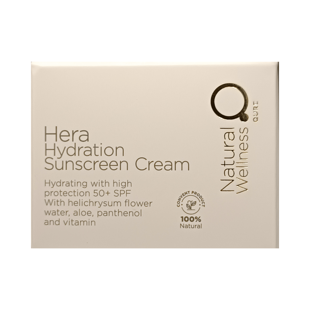 Hera Hydration Sunscreen Cream box Natural Wellness
