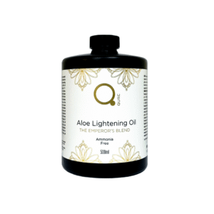 Lightening Oil Ammonia Free with Aloe 500ml The Emperors Blend by Qure  Lightening Oil Ammonia Free with Aloe 500ml The Emperors Blend by Qure