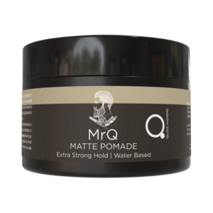 MrQ Matte Pomade Extra Strong Hold Water BasedPomade Hair StylesMatte Pomade Extra Strong Hold Water Based with texture Sample