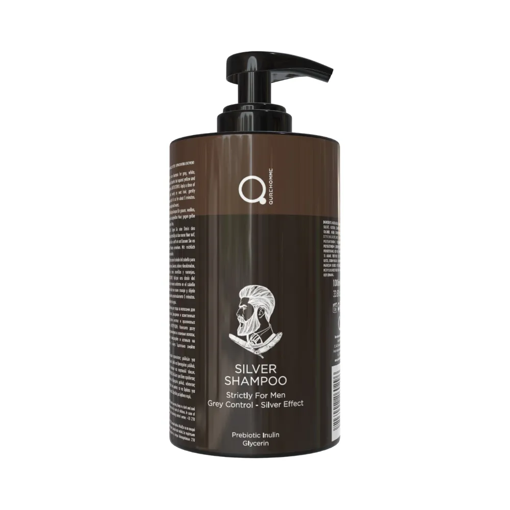 5213002260296 Silver Shampoo Strictly for Men 1000ml QureHomme