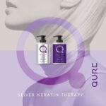Silver Keratin Therapy Bundle by Qure Silver Shampoo 300ml & Masque 300ml - Σετ silver σαμπουάν & μάσκα - Image 2