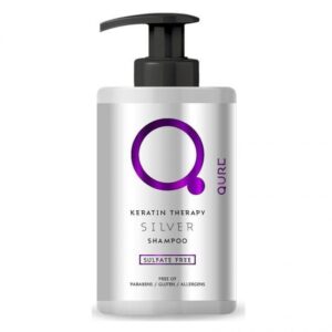 Silver Keratin Therapy Shampoo 300mlSilver Keratin Therapy Before and After GRSilver Keratin Therapy Χωρίς SLS claims GRSilver Keratin Therapy Shampoo by Qure Claims GRSilver Keratin Therapy Prebiotic claims GR