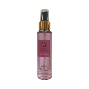 Velvet Sensation - Qure Secret Passion Velvet Sensation Fragrance Hair and Body Mist 100mlSecret Passion - Qure Secret Passion Amper Lure Fragrance Hair and Body Mist 100ml