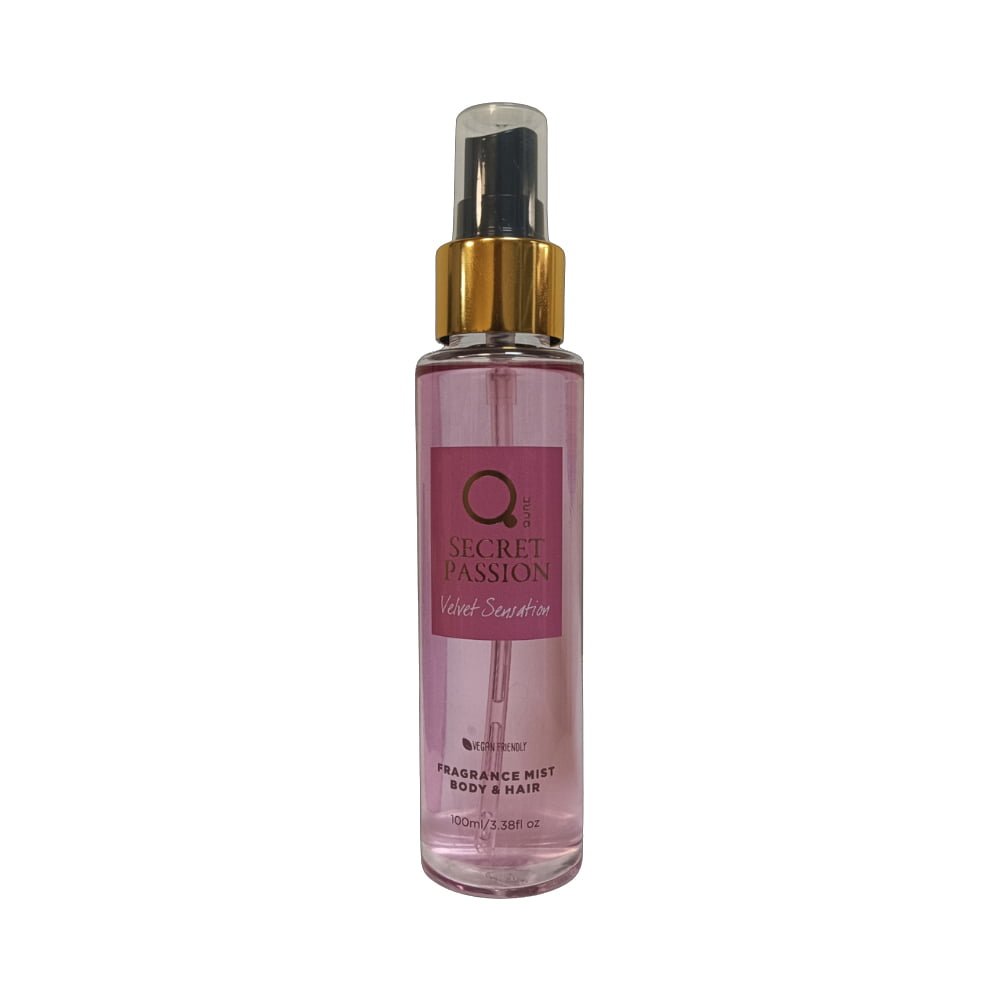 Velvet Sensation - Qure Secret Passion Velvet Sensation Fragrance Hair and Body Mist 100mlSecret Passion - Qure Secret Passion Amper Lure Fragrance Hair and Body Mist 100ml