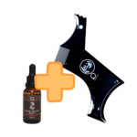 Σετ Ξηρό Έλαιο για την γενειάδα Sandalwood Kasmir 30ml από την Qure και Barber Χτένα Σχηματισμού Γενειάδας Mr.Q - Image 8